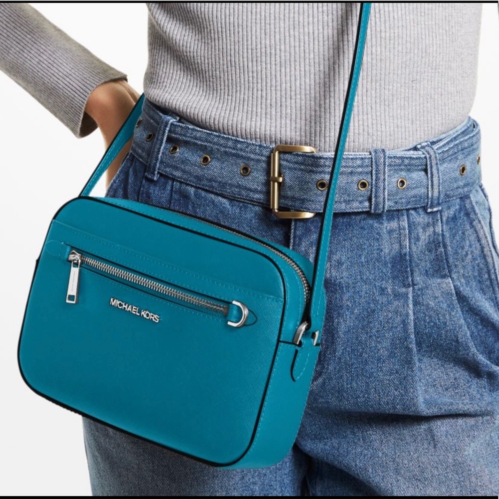 NWT💥Jet Set Large Saffiano Leather Crossbody Bag. Wrapped in original pa… - Picture 4 of 7